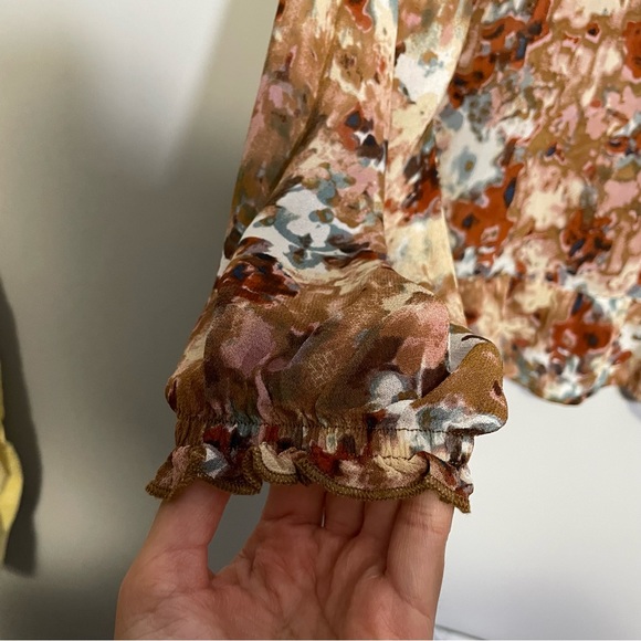 CREAM Clothing Sheer Long Sleeve Blouse - Size‎ 38 - Picture 9 of 11